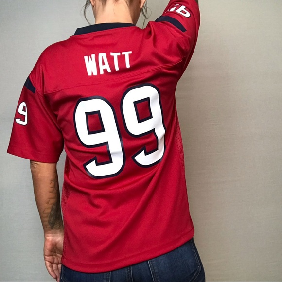 NFL Texans JJ Watt Jersey Brand New Red Game Day - Picture 4 of 8